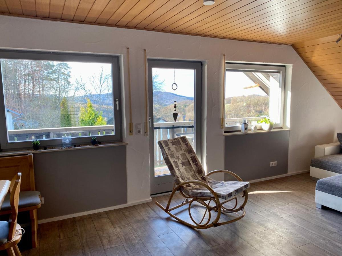 Ferienwohnung Mit Ausblick Mombris Exterior foto